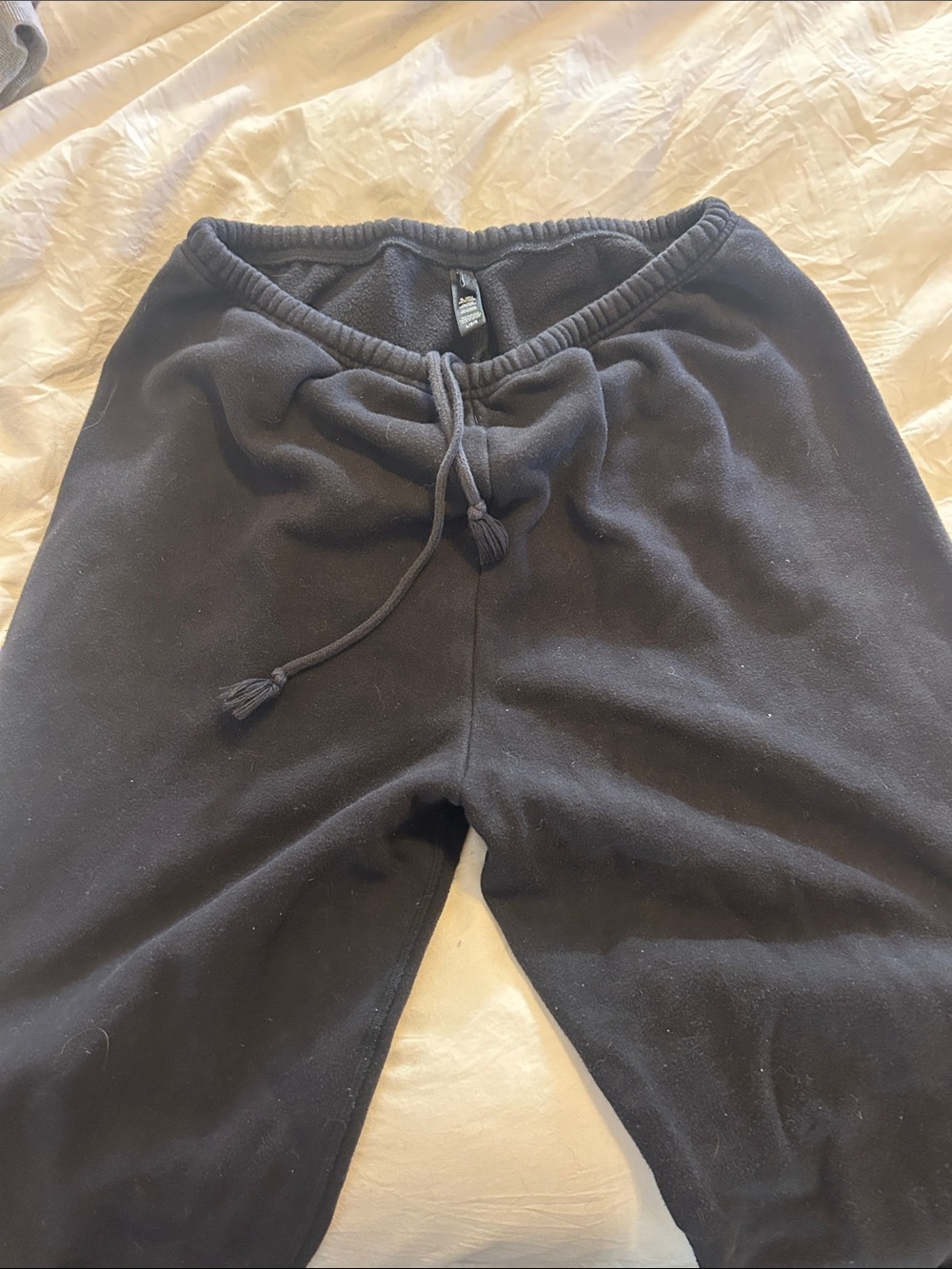 SKIMS Black Drawstring Sweatpants - Picture 1 of 3